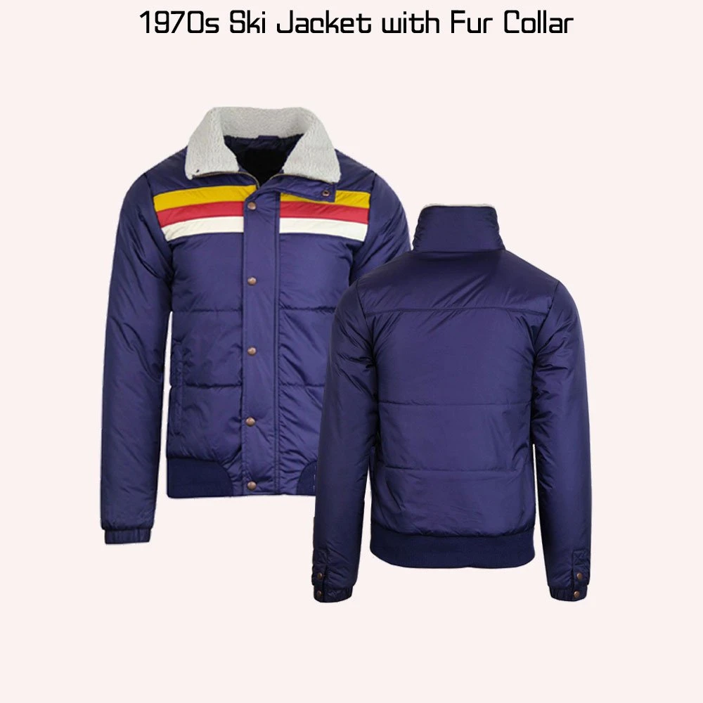 Men's 1970s Ski Jacket With Fur Collar - Image 11