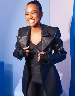 Divinity 2023 Karrueche Tran Black Coat