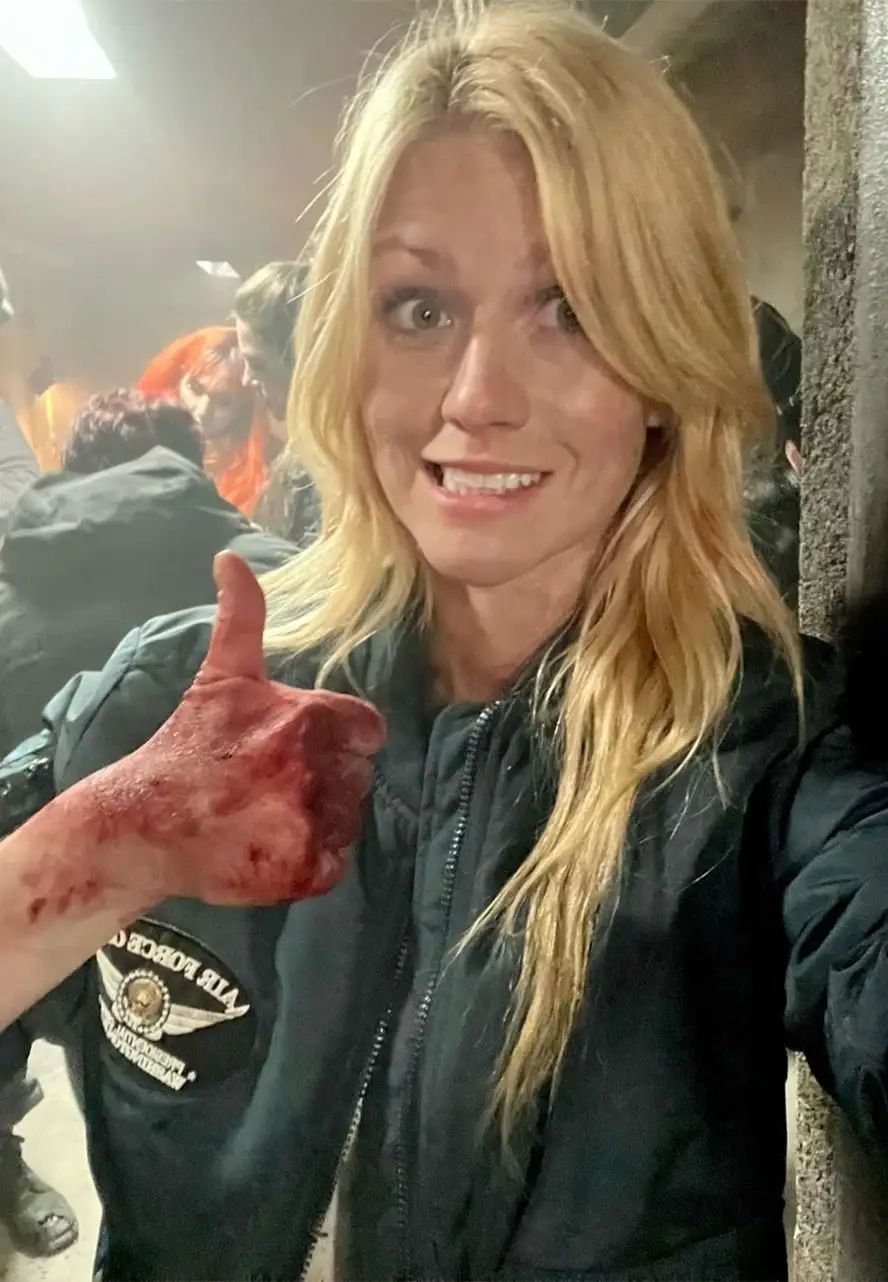 Air Force One Down 2024 Allison Miles Bomber Jacket - Image 2