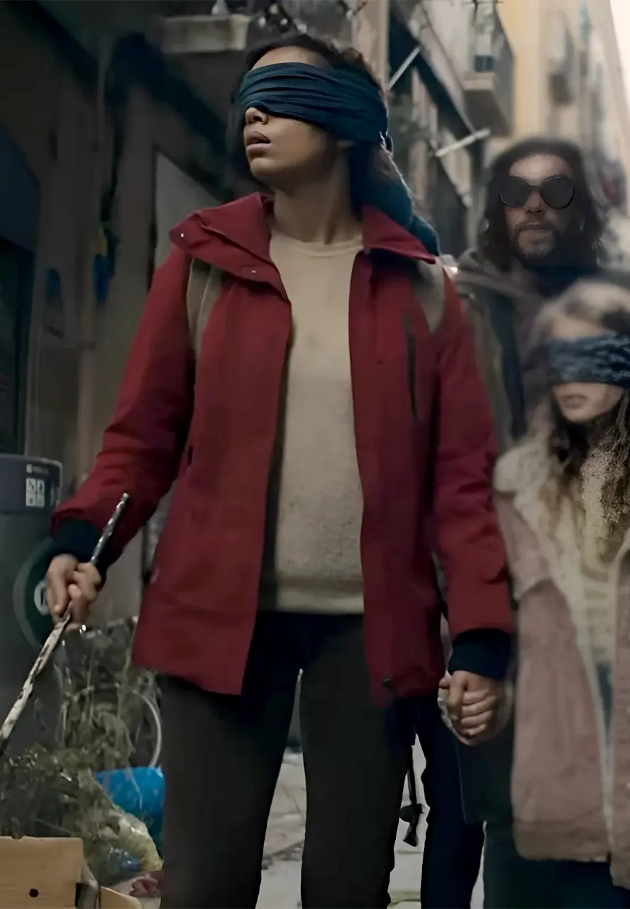 Bird Box Barcelona 2023 Georgina Campbell Jacket