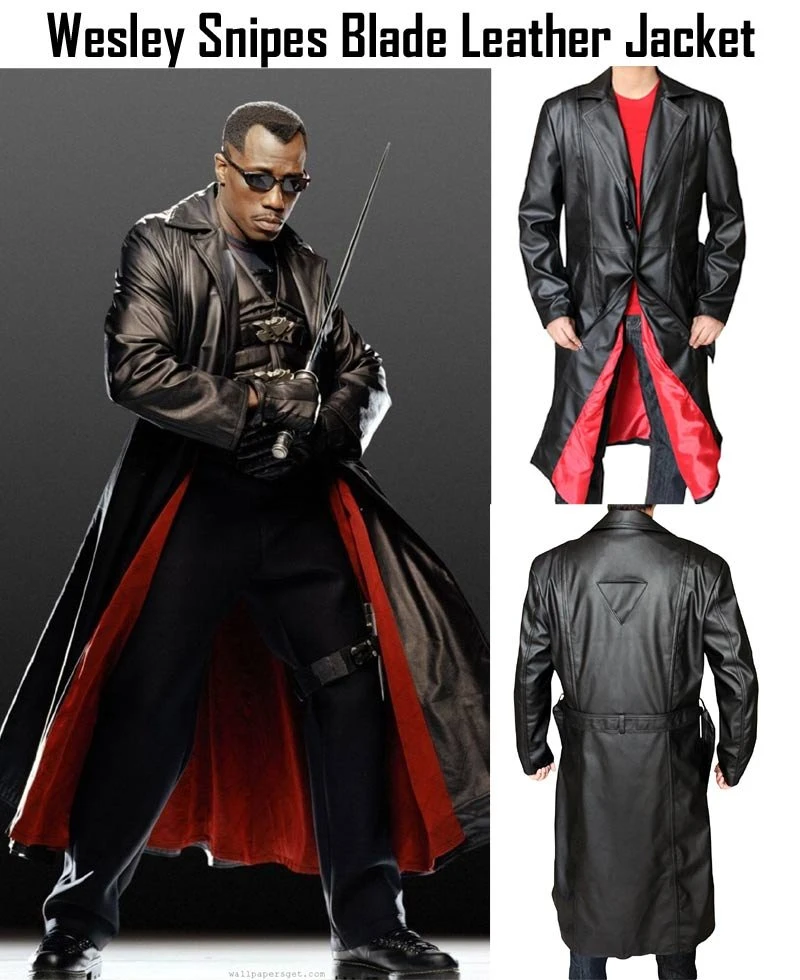 Wesley Snipes Blade Leather Jacket - Image 4