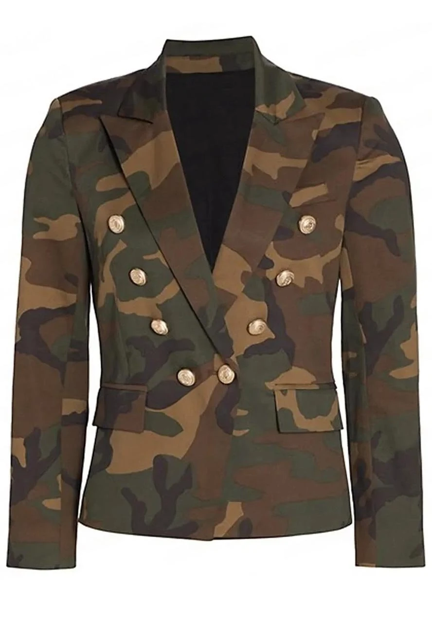 Love Victor Rachel Hilson Camo Blazer - Image 5