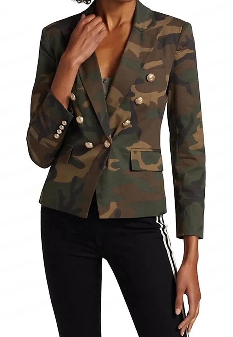 Love Victor Rachel Hilson Camo Blazer - Image 3