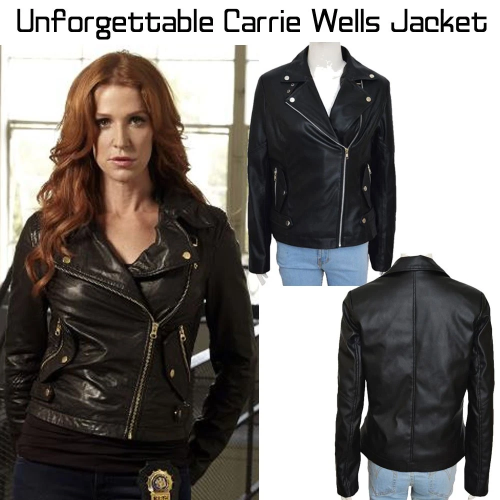 Biker Style Unforgettable Carrie Wells Jacket - Image 5