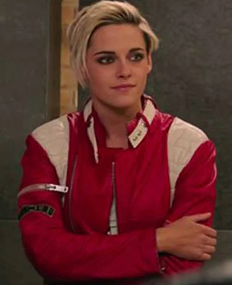 Kristen Stewart Charlie's Angels Red Leather Jacket