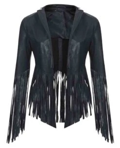 Cheryl Cole Fringed Leather Jacket