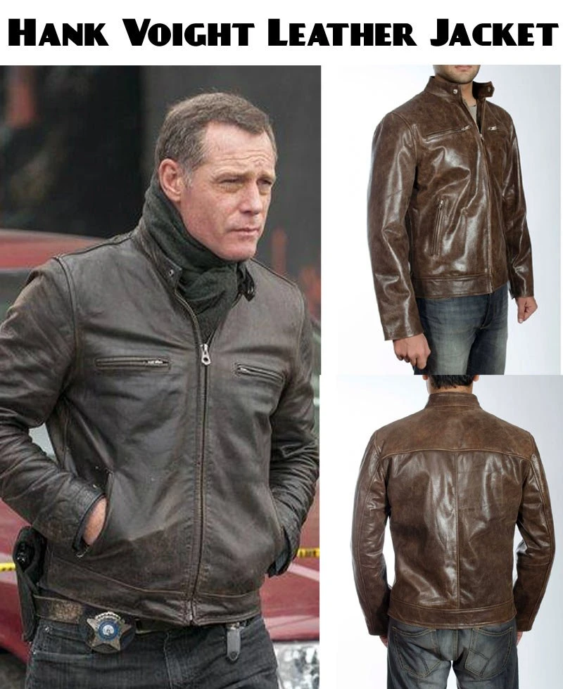Chicago Pd Hank Voight Leather Jacket - Image 5