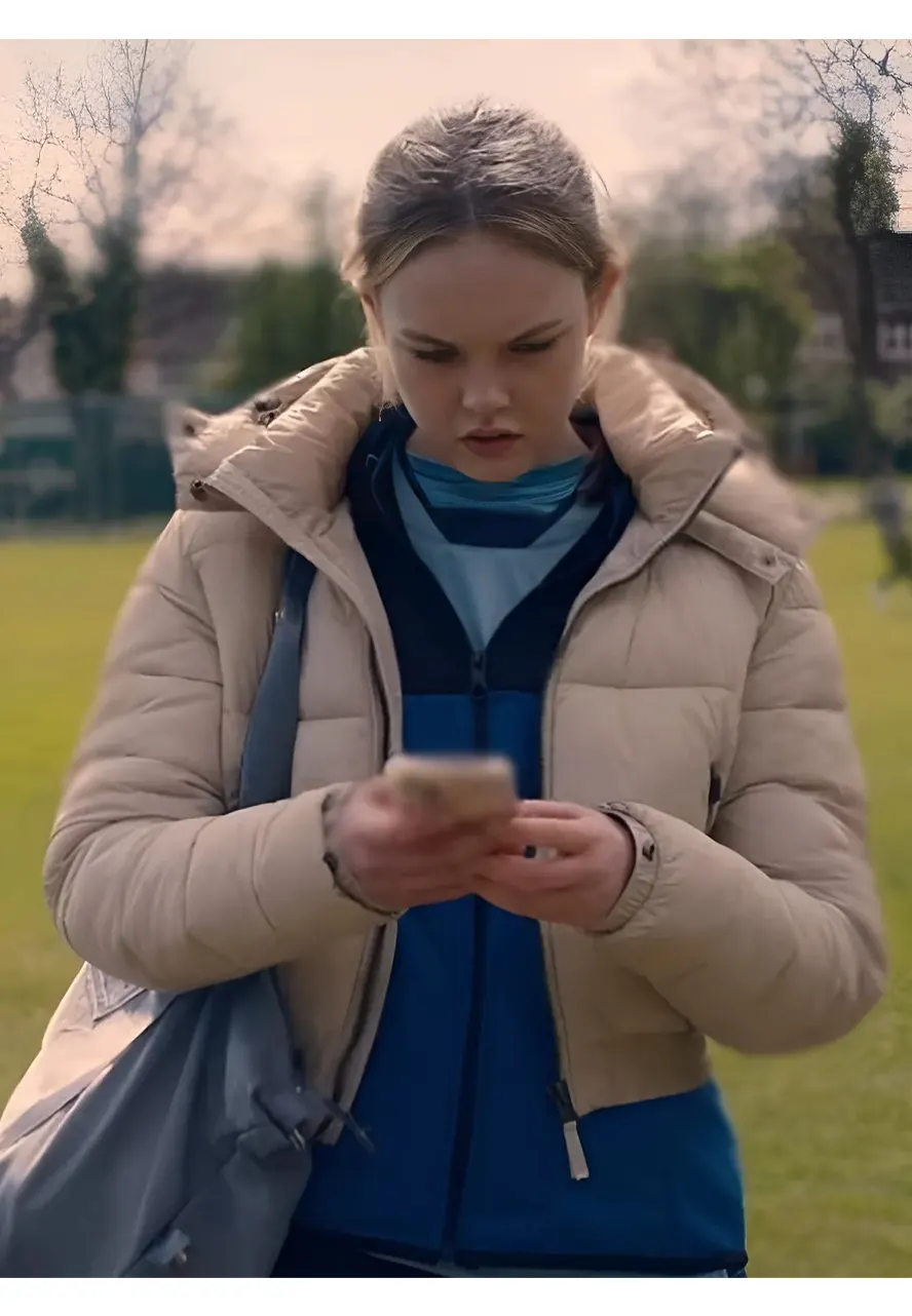 Fool Me Once 2024 Danya Griver Cropped Puffer Jacket - Image 5