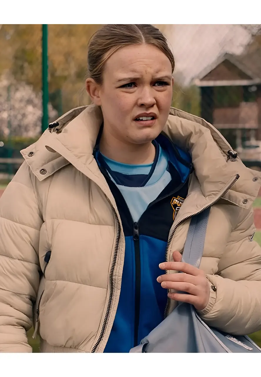 Fool Me Once 2024 Danya Griver Cropped Puffer Jacket - Image 4