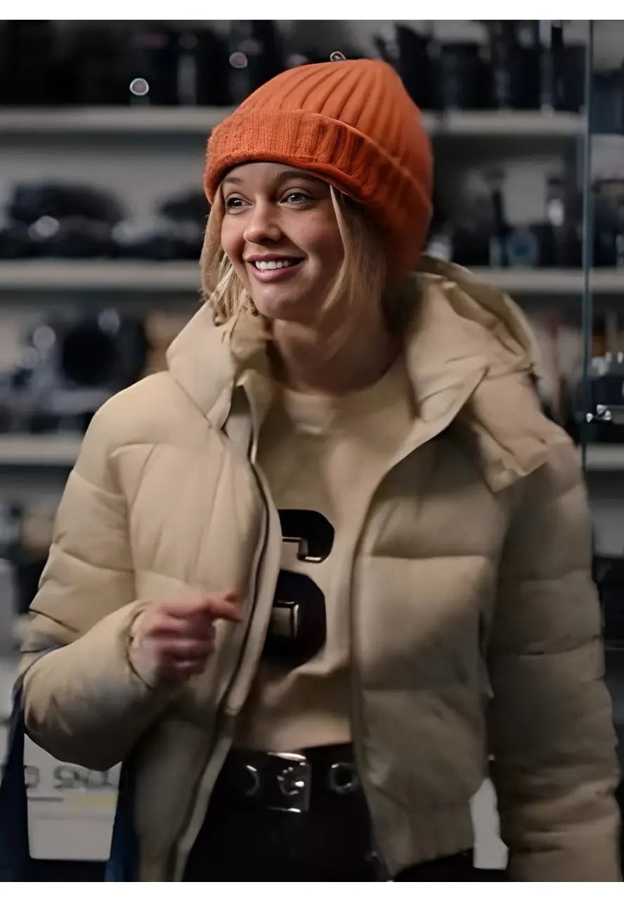 Fool Me Once 2024 Danya Griver Cropped Puffer Jacket - Image 3