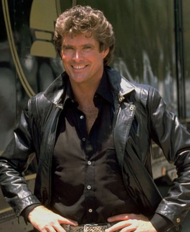 David Hasselhoff Knight Rider Leather Jacket - Image 5
