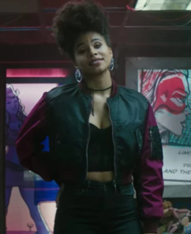 Deadpool 2 Domino Bomber Jacket - Image 3