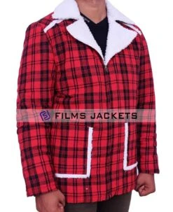 Deadpool Vanessa And Wade Wilson Shearling Jacket