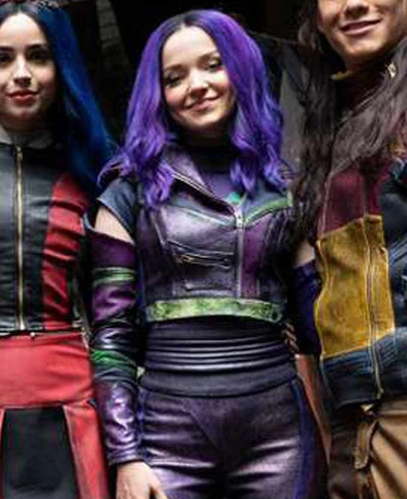 Mal Descendants 3 Leather Jacket - Image 2