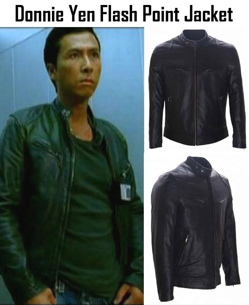 Flash Point Film Donnie Yen Leather Jacket - Image 3