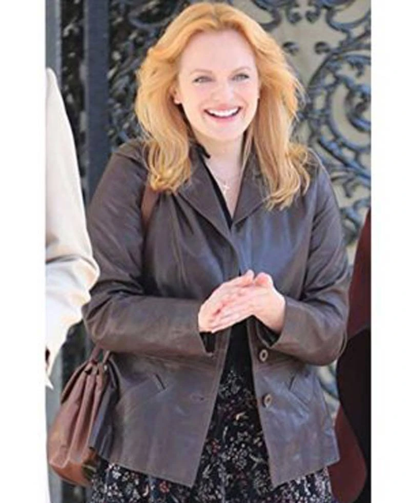 Elisabeth Moss The Kitchen Leather Jacket - Image 2