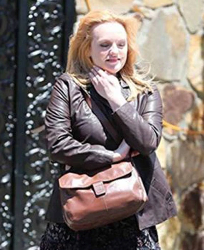 Elisabeth Moss The Kitchen Leather Jacket - Image 4