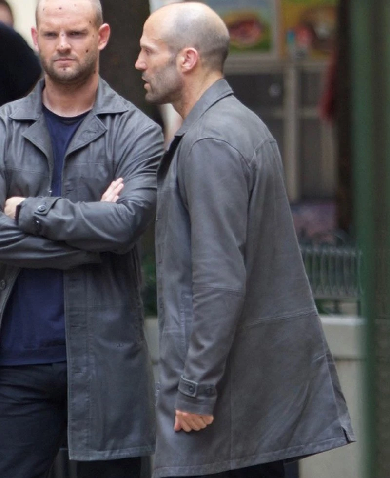 Jason Statham Fast 8 Film Deckard Shaw Leather Jacket - Image 4