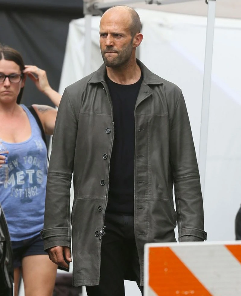 Jason Statham Fast 8 Film Deckard Shaw Leather Jacket - Image 2