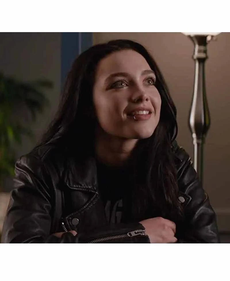 Fighting With My Family Florence Pugh Leather Jacket - Image 4