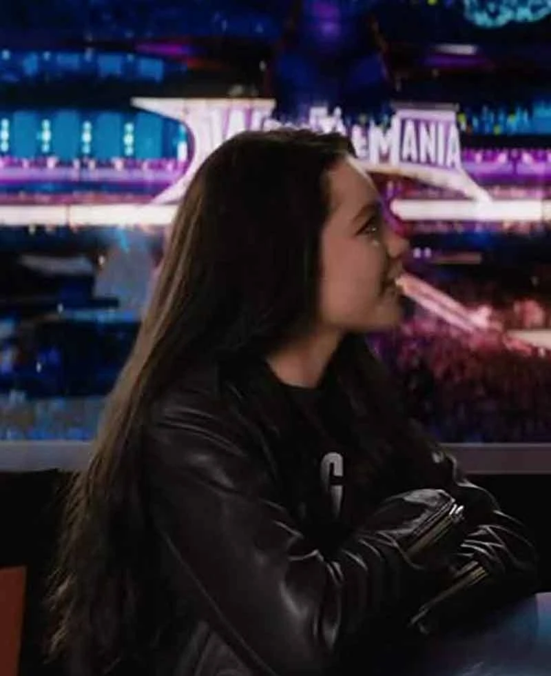 Fighting With My Family Florence Pugh Leather Jacket - Image 2