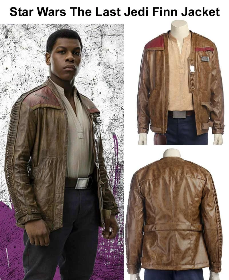 Star Wars The Last Jedi Finn Leather Jacket - Image 6