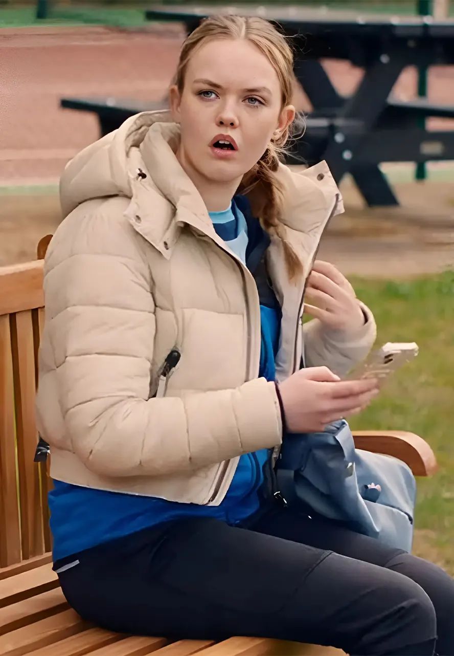 Fool Me Once 2024 Danya Griver Cropped Puffer Jacket