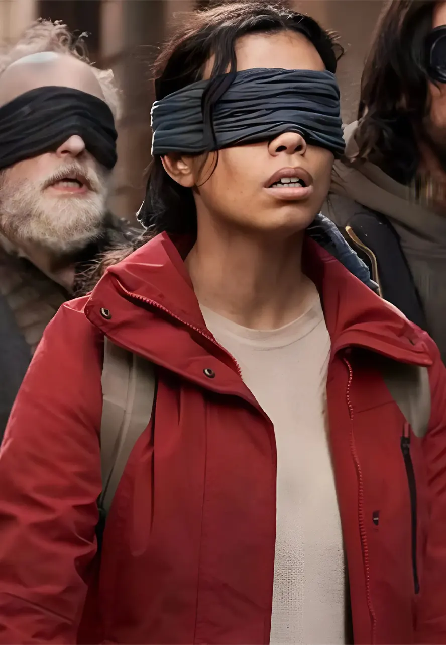 Bird Box Barcelona 2023 Georgina Campbell Jacket - Image 2