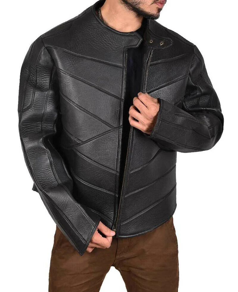 Hobbs And Shaw Brixton Black Leather Jacket