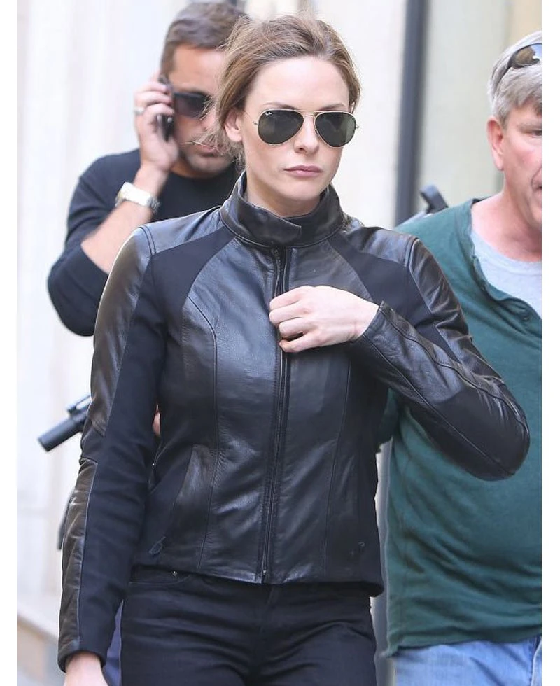 Mission Impossible 6 Rebecca Ferguson Leather Jacket