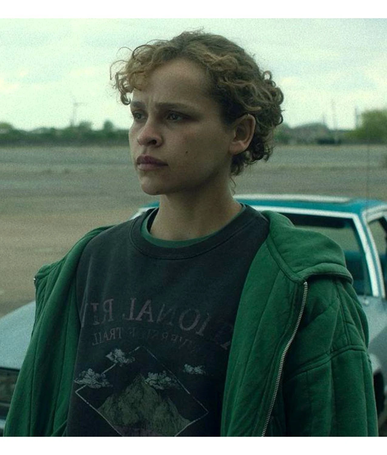 Choose Or Die Iola Evans Green Hoodie - Image 2