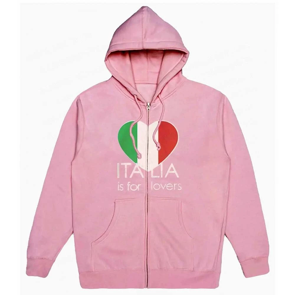 Italia Is For Lovers Pink Hoodie - Image 3
