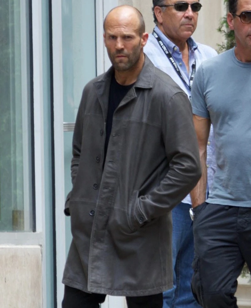 Jason Statham Fast 8 Film Deckard Shaw Leather Jacket - Image 3
