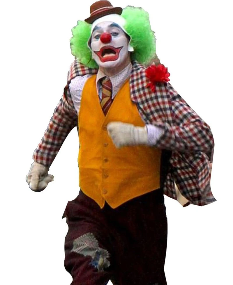 Joaquin Phoenix Joker Yellow Cotton Vest - Image 2