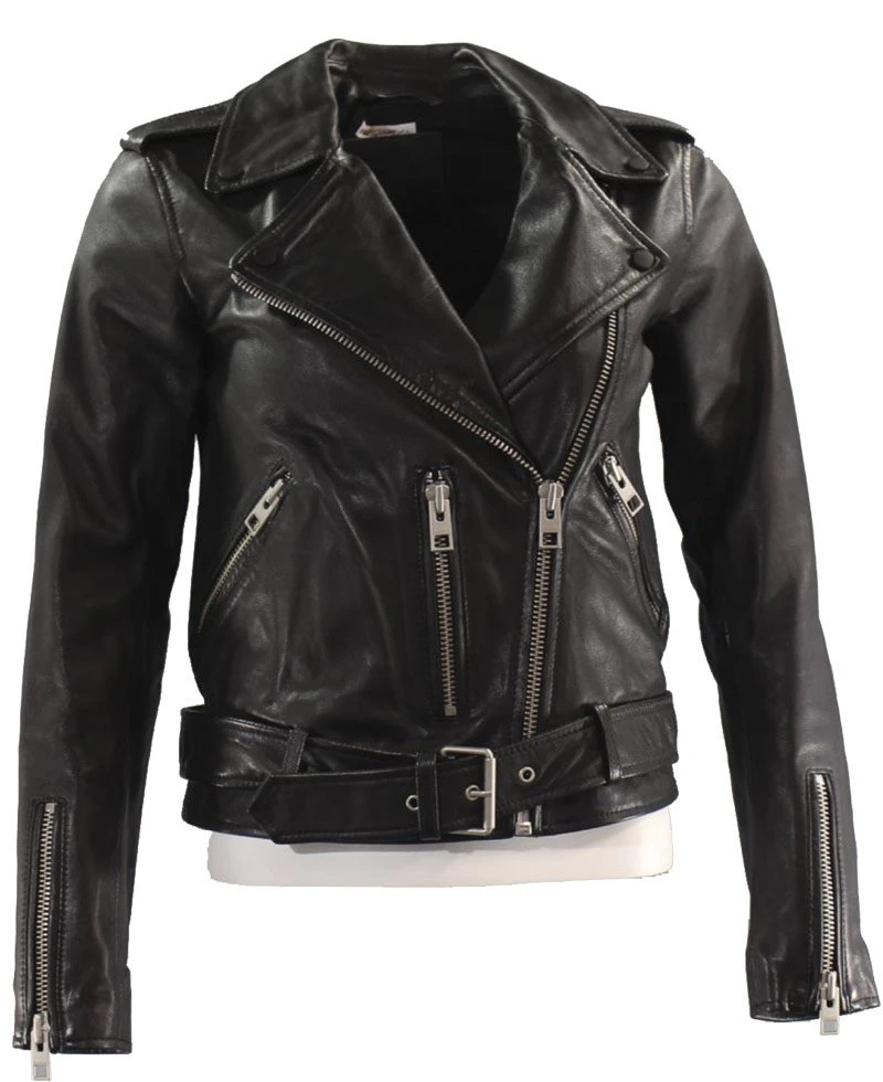 Death Wish Jordan Kersey Leather Jacket