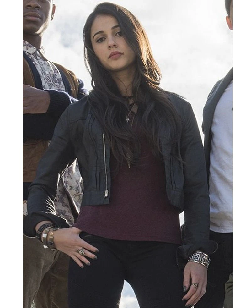 Kimberly Hart Power Rangers Naomi Scott Leather Jacket