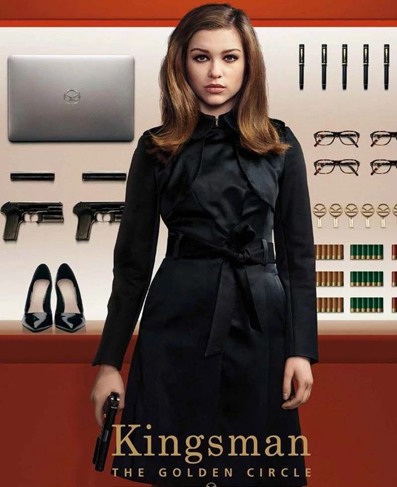 Kingsman The Golden Circle Sophie Cookson Coat - Image 2