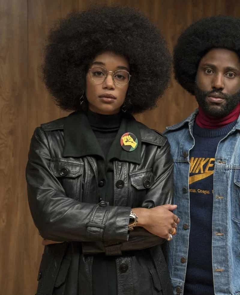 Laura Harrier Blackkklansman Leather Jacket