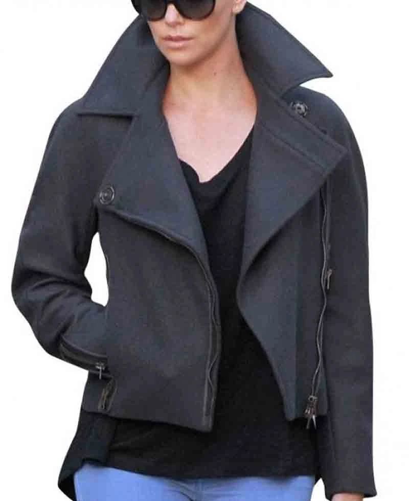 Mad Max Fury Road Charlize Theron Wool Jacket - Image 3