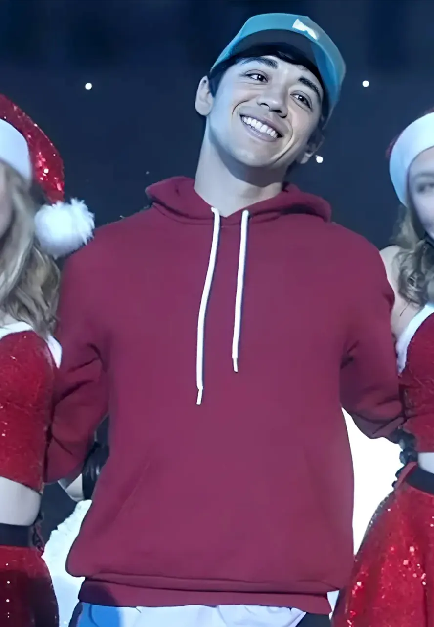 Mean Girls 2024 Kyle Hanagami Red Hoodie - Image 2