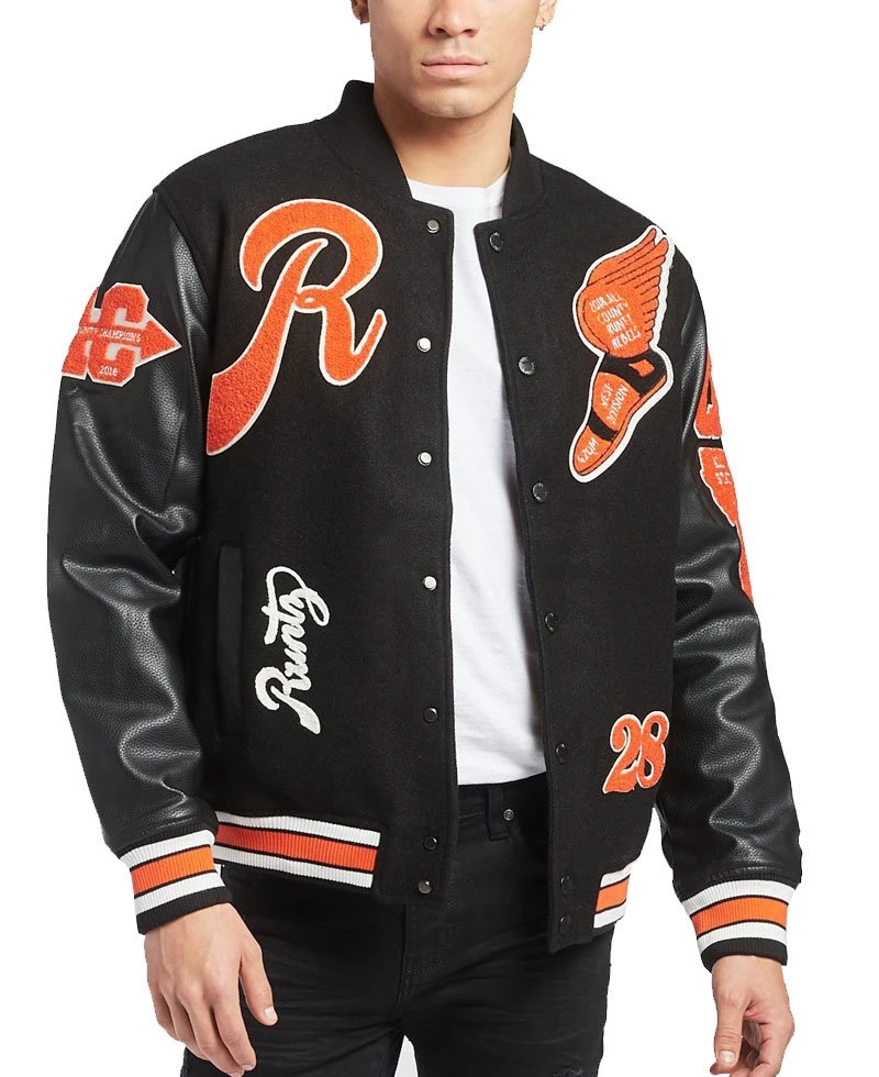 Men's Runtz All County Letterman Jacket - Image 6
