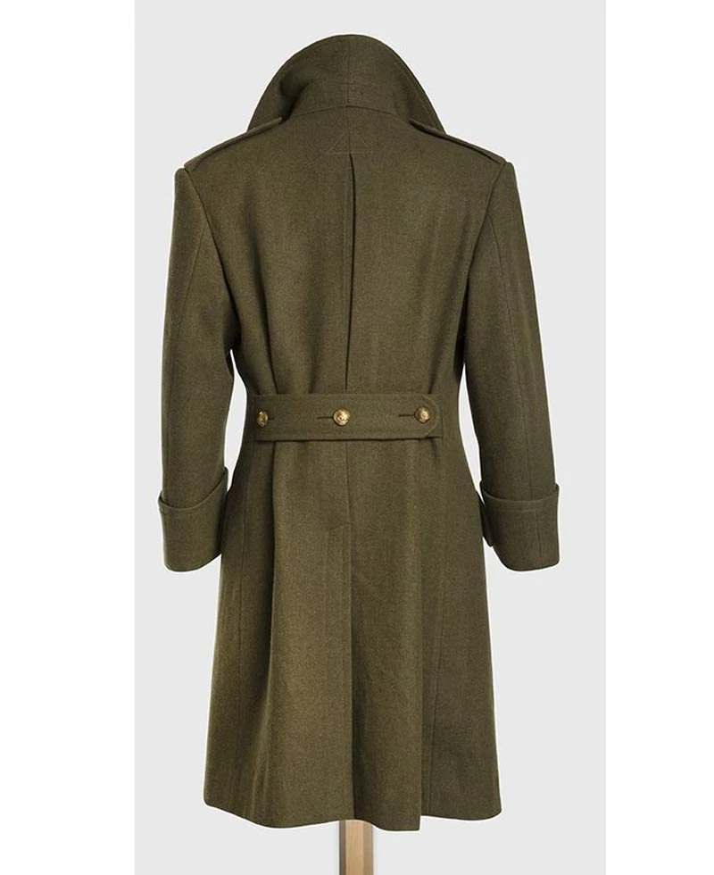 Men's Double Breasted British Military Coat - Image 2