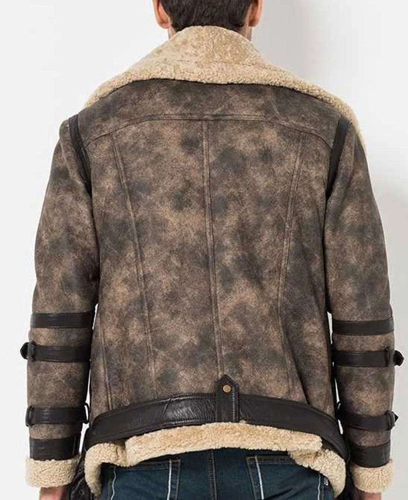 Men's WFJ020 Flight B3 Shearling Jacket - Image 3