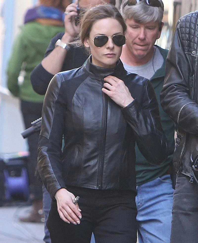 Mission Impossible 6 Rebecca Ferguson Leather Jacket - Image 2