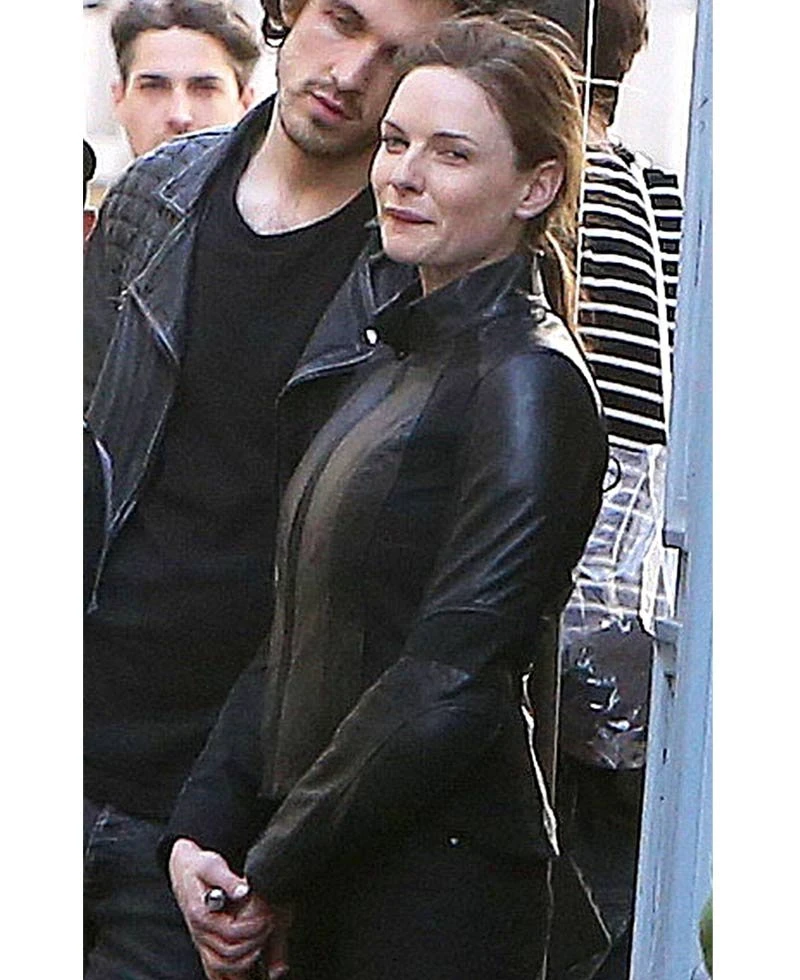 Mission Impossible 6 Rebecca Ferguson Leather Jacket - Image 6