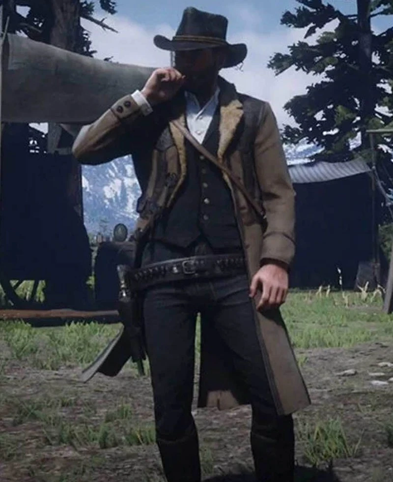 Montana Red Dead Redemption 2 Coat - Image 3