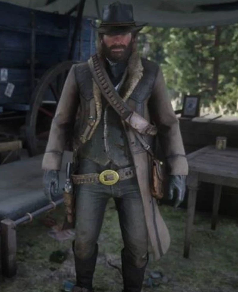 Montana Red Dead Redemption 2 Coat - Image 4