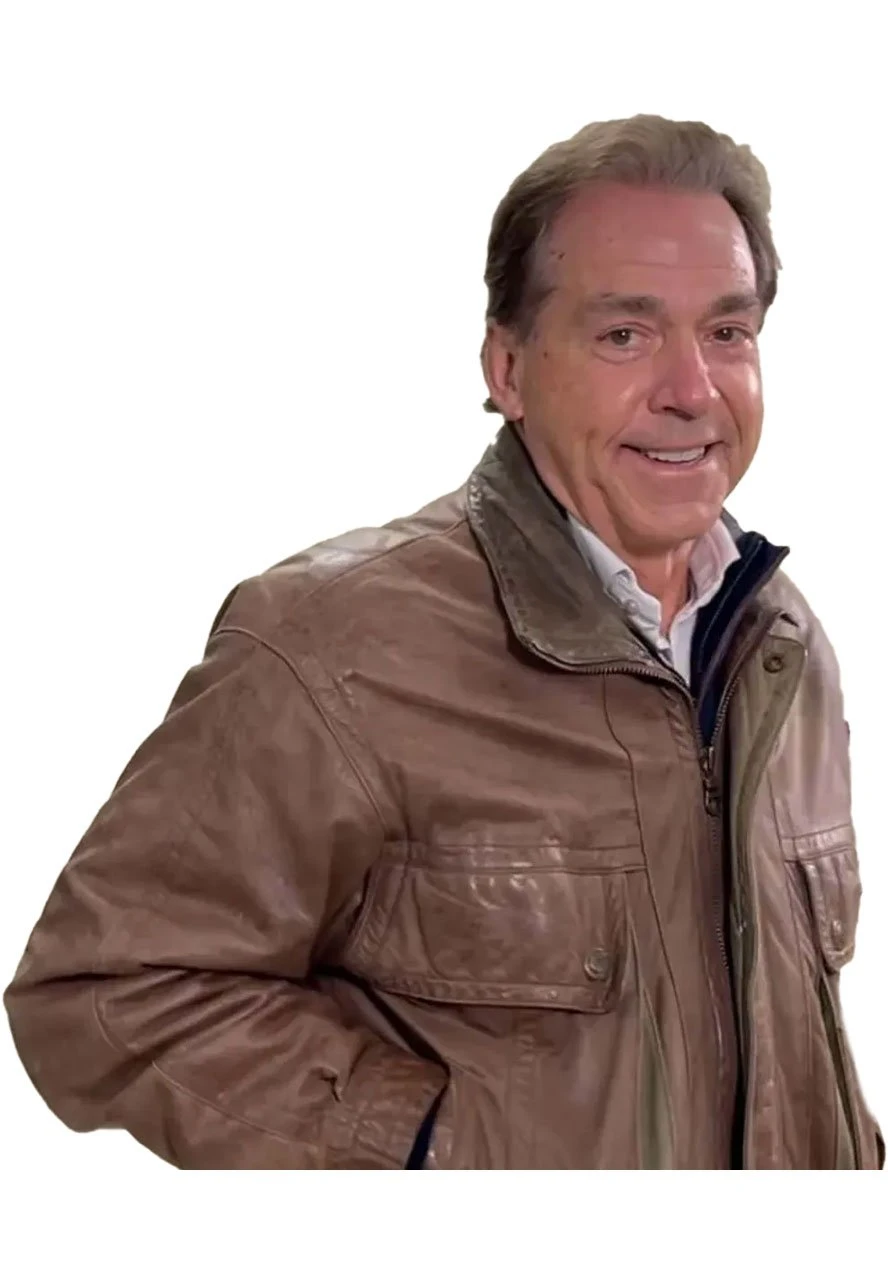Nick Saban Coach Brown Jacket - Image 5