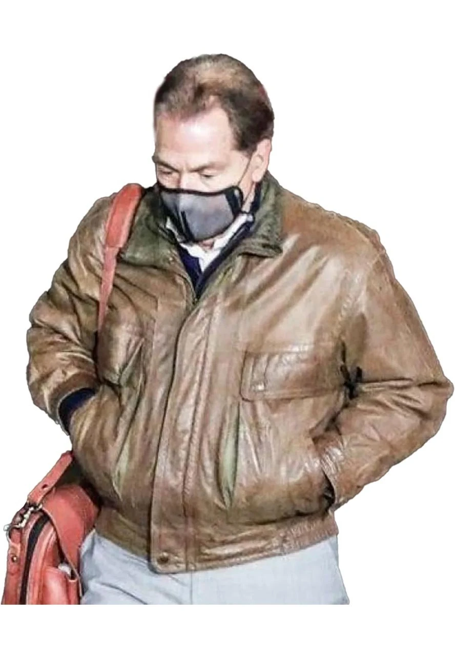 Nick Saban Coach Brown Jacket - Image 2