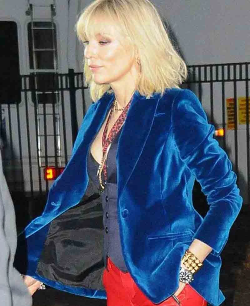 Cate Blanchett Ocean's 8 Blue Jacket - Image 5